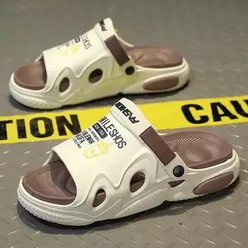 Лидер продаж, мужские сандалии Eva, индивидуальные мужские тапочки, мягкие уличные пляжные повседневные модные летние мужские сандалии с толстой подошвой 34