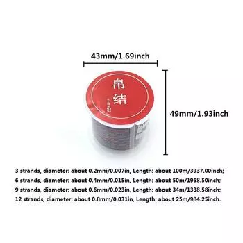 Лидер продаж, нить, восковая леска, шнур, нить, новый цвет, леска, ручная веревка для рукоделия, ювелирные аксессуары, аксессуары 3 strands