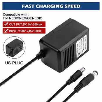 Лидер продаж, НОВЫЙ 3 в 1 адаптер переменного тока с вилкой США 110-240 В 60 Гц, зарядное устройство для NES/SNES/SEGA Genesis с упаковкой, дропшиппинг