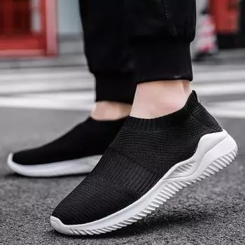 Лидер продаж, новая сверхлегкая удобная повседневная обувь, пара унисекс, мужские и женские носки, прогулочные кроссовки, мягкие летние большие размеры 35-47 37