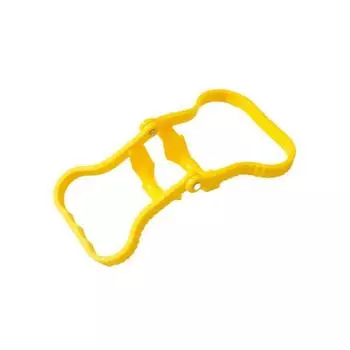 Лидер продаж, пластиковая ручка для воды в бутылках, энергосберегающая, толстое двойное ведро, подъемный переносчик, переноска для бутылок с энергетическими напитками синий