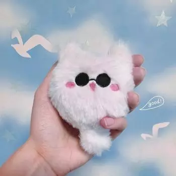 Лидер продаж-плюшевая кукла, игрушка в подарок, детская тряпичная кукла в мультяшном стиле, 1 шт. One Size белый