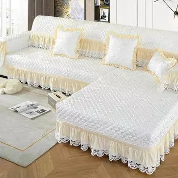 Лидер продаж, синяя юбка-подушка для дивана, универсальный чехол для дивана с жаккардовой вышивкой Four Seasons, новый противоскользящий чехол для дивана 70*70cm