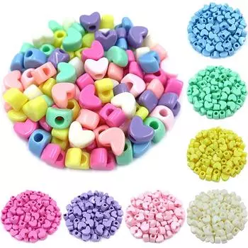 Лидер продаж, стереоскопическое сердце, сделай сам, для изготовления ювелирных изделий, браслет, ожерелье, кулон, свободные бусины, новые 20 шт., 9*11 мм, яркие цвета, поставка зелёный