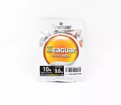 Лидерная леска Seaguar Fluorocarbon 60, 60 м, размер 10, 35 фунтов (0171) чистый