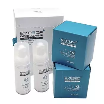 Lidlab Eye Soap Plus Eyelid Cleaner Tea Tree Oil Puritox Eyelid Cleanser Eye Cleanser 50ML, 2 units