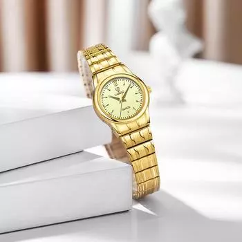 LIEBIG Классические деловые мужские и женские парные часы с короной, стальным ремешком, складной пряжкой из сплава, стальным ремешком, кварцевые часы