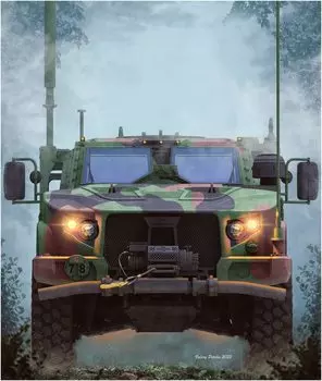 Liefield Model US Army JLTV Light Tactical Пластиковая модель RFM5090 Литье Цвет 1/35 (Совместное транспортное средство)