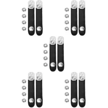 LIFCOME Набор из 5 ремней с пряжкой для аккордеона, аксессуары для ремня для аккордеона, универсальная детская фурнитура из коровьей кожи