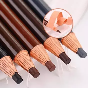 Life Beauty Водостойкий устойчивый к поту длинный карандаш для растушевки, нестойкая красота для бровей 1Pcs темный кофе