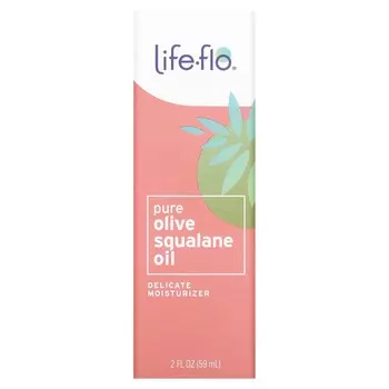 Life-flo, Чистое оливковое сквалановое масло, 2 жидких унции (59 мл)
