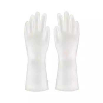 Life House Водонепроницаемые многоразовые кухонные перчатки для мытья посуды Защитные резиновые бытовые чистящие перчатки M Deer