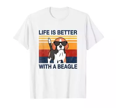 Life is Better with a Funny Designs for Beagle Owners and Dog Beagle Beagle, Lovers, T-Shirts