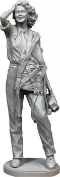 Life Miniature World War II Royal Air Force ATA Transport Reserve Female Pilot Atta Girls Resin Kit 1/32 (Air Unit) LM-32001