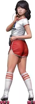 Life Miniatures City Girls Arica Roller Skating Girl 1980s Неокрашенный набор из смолы 1/12 (1 фигурка) LM-CG12002