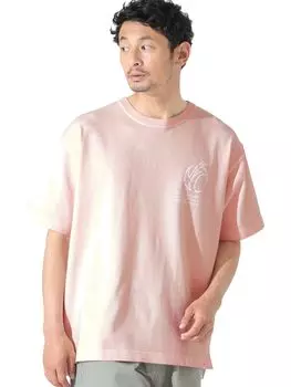 Life Store by Manhattan Portage КОРОТКИЙ РУКАВ ПРИНТ РОЗОВЫЙ S [Beaming Beams] Футболка ФУТБОЛКА мужская розовый