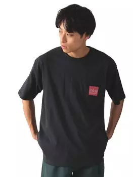 Life Store by Print T Manhattan Portage Box Logo Print 23F ЧЕРНЫЙ [Beaming Beams] (Короткий рукав) Футболка мужская M_92080127647 чёрный