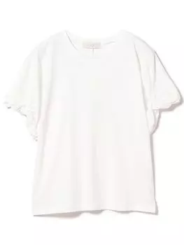 Life Store by TEE by BEAMS Женский пуловер с защипами на рукавах БЕСПЛАТНО [Beaming BEAMS] S/S BMING OFF_WHITE