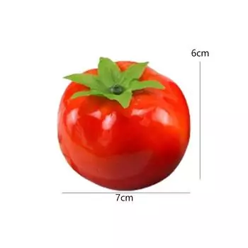 Lifelike Simulation Tomato Cute Fake Vegetables Wedding Party Decorations 6x7cm