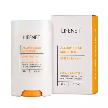 Lifenet All Day Fresh Sun Stick SPF50+ PA++++, 1 piece, 22g