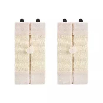 LIFLIX 2 шт., настенная когтеточка для кошек, настенная когтеточка для мебели и защиты углов стен, сизаль 44 x 21 см