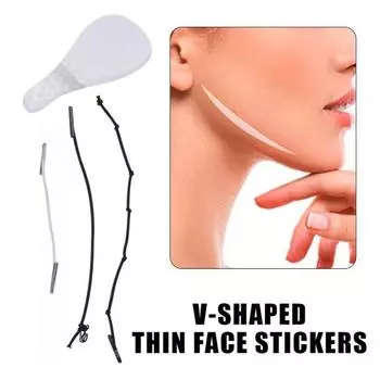 Лифтинг-ленты, водонепроницаемые ультратонкие лифтинг-наклейки для провисания кожи лица для упругости и молодости белый