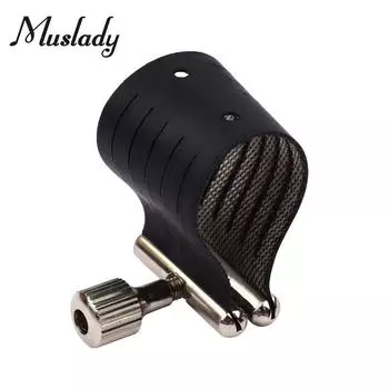 Лигатура для саксофона Muslady Компактная прочная лигатура для саксофона альт металлический мундштук