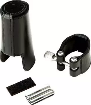 Лигатура Vandoren кожаная с кожаным колпачком Bclarinet (Натуральная кожа) (LC21L)