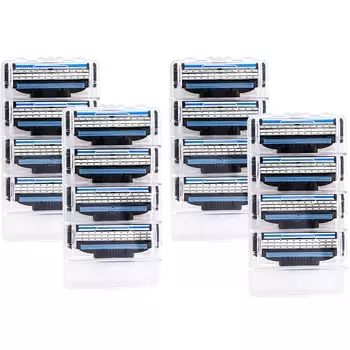 Ligefoy совместим с Gillette Mach Syn3 сменное лезвие Mach 3 3 лезвия Machsyn3 сменное лезвие для бритья ручная бритва 16 шт. замена