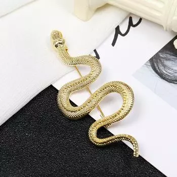 Light and Night Love Brooch Male Xiao Yi Derivative Peripheral Serpentine Shirt Collar Pin Accessories Badge Female Gift золотой