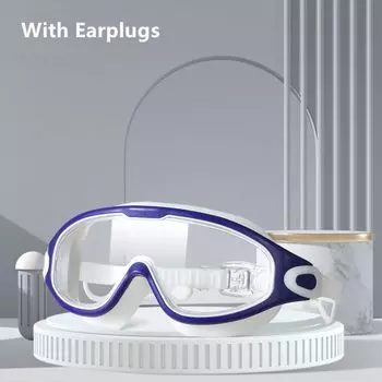 Light Anti-Fog Silicone Big Frame Swim Eyewear Diving Eyewear Swimming Glasses Swimming Goggles