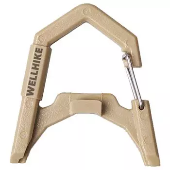 Light Carabiner Clip Lamp Hanger Tent Light Hook Lighting Hooks GZ Lantern Spring Buckle Multifunctional For Outdoor Equipment хаки