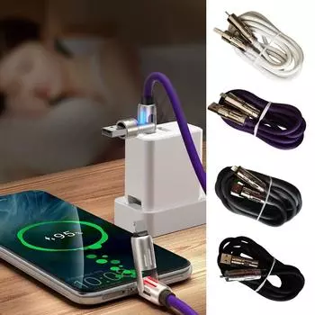 Light Column Четыре-в-одном кабель для передачи данных PD Два-в-два Type-C Быстрая зарядка Подходит для большинства моделей большинства мобильных телефонов One Size чёрный