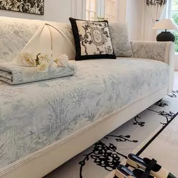 Light French Sofa Cushion Four Seasons General Fabrics Non-Slip Seat Cushions All-Inclusive Universal Sofa Cover Towel 70*70cm