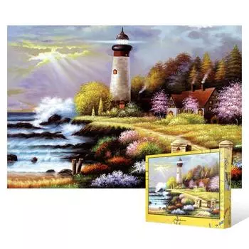 Light House - 1000 Piece Jigsaw Puzzle, popular Korean puzzle