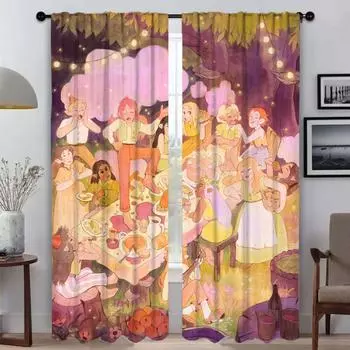 Light in Dreams Modern Living Room Curtains for Camera Window Curtain Shades Partition Home Interior Curtains 2 Pieces Kitchen W50xH70cmx2pcs-CL
