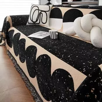 Легкие роскошные чехлы для диванов из шенилла, коврики, пледы для дома, гостиной, современный чехол для кемпинга и пикника 180x130