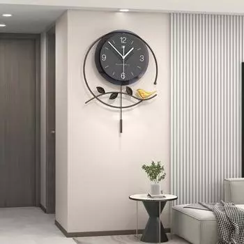 Легкие роскошные модные персонализированные креативные настенные часы для дома, современные простые настенные часы для ресторана высокого класса