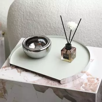 Легкий роскошный кожаный поднос для ароматерапии, высококачественный поднос для хранения вещей, журнальный столик для гостиной, минималистское украшение для комнаты