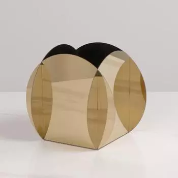 Light Luxury Metal Flower Arrangement, Stainless Steel Ornaments, Model House, Modern Sales Office, Desktop Vase, Soft Decorations