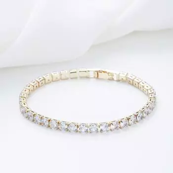 Light luxury niche design bracelet personalized exquisite zircon women s bracelet chain ins versatile diamond bracelet 14k
