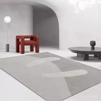 Light Luxury Style Home Living Room Large Area Non Slip Blanket High-end Feeling Bedroom Tatami Fully Laid Insulation Imitation Cashmere Carpet 80*120CM