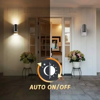 Light Sensing Wall Lamp Automatically turn on when dark room decor Home Aisle WC Hallway Stair Kitchen Bedroom LED Night Lamp warm light