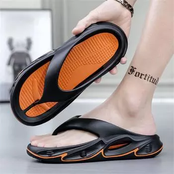 Light Thong Flip Flops Men Cloud Slippers Summer Shoes 2024 Foam Pillow Slides Orthopedic Clip Toe Arch Support Beach Sandals 36-37 (22.5 -23cm ) бежевый