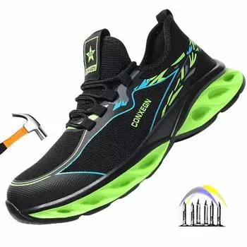 Легкая рабочая обувь с защитой от проколов, рабочие кроссовки для мужчин, защитные ботинки для женщин, рабочая обувь со стальным носком, рабочая обувь 38