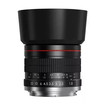 Lightdow для объектива Canon EF 85 мм с большой апертурой, однофокусный телеобъектив среднего диапазона для Canon EOS Kiss X10i X10 X9i X9 X8i X7i X6i X5 X4 X3 X2 F1.8