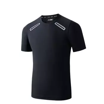 Легкая и дышащая быстросохнущая футболка из ледяного шелка, быстросохнущая спортивная футболка, повседневная одежда для активного отдыха с короткими рукавами XXXL