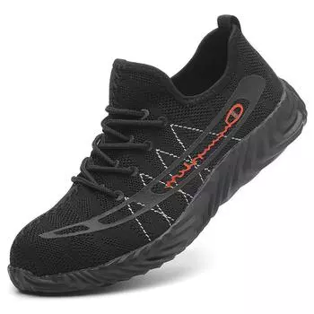 Lightweight and Breathable Safety Shoes, Soft and Comfortable Work Safety Shoes 36