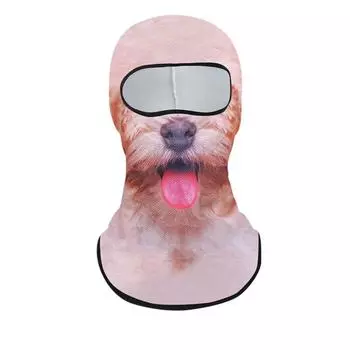 Lightweight Cute Animal Balaclava UV Protection Neck Gaiter Quick-drying Sunscreen Mask Motorcycle style 14
