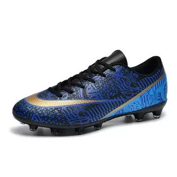 Lightweight football shoes new graffiti training shoes soccer shoes youth factory direct sales wear-resistant 33